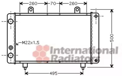 Radiator apă răcire motor