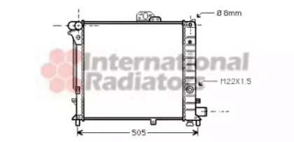 Radiator apă răcire motor