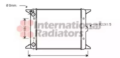 Radiator apă răcire motor