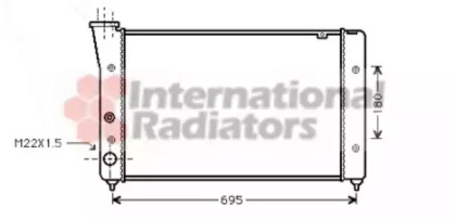 Radiator apă răcire motor