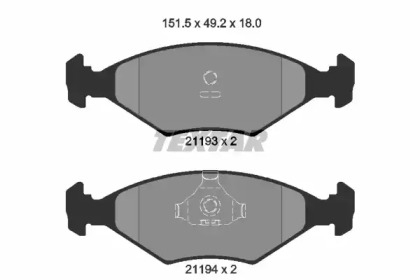 Set plăcuțe frână, frână pe disc