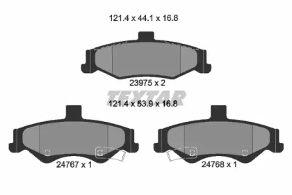 Set plăcuțe frână, frână pe disc