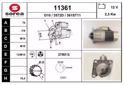 SPINKA BOCZKA / TAPICERKI CITROEN AX / C15 / EVASION I II / PAUGEOT 205 / 306 / 405 / 605 / 806 / RENAULT 25 (10SZT.)