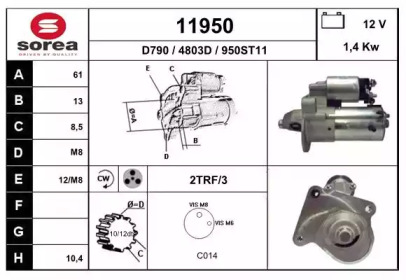 Set reparat cabluri, motor stergator parbriz