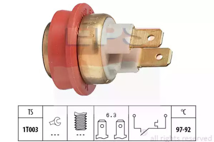 Comutator de temperatură, ventilator radiator