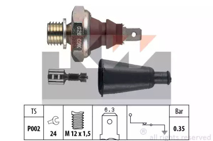 Indicator presiune ulei