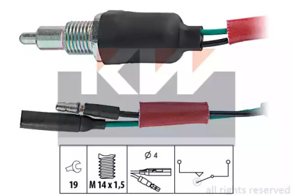 Contactor, lumină mers inapoi