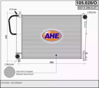 Radiator apă răcire motor