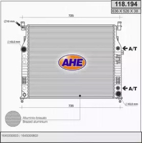 Radiator apă răcire motor