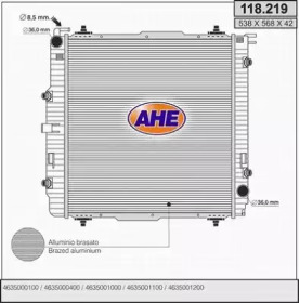 Radiator apă răcire motor