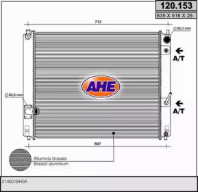 Radiator apă răcire motor