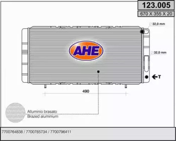 Radiator apă răcire motor