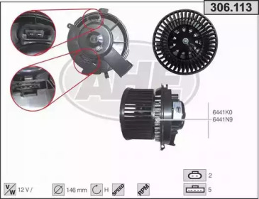 Ventilator răcire motor