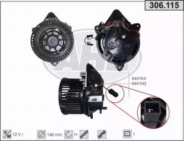 Ventilator răcire motor