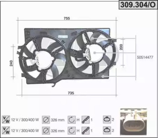 Ventilator răcire motor