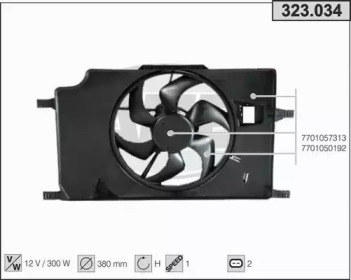 Ventilator răcire motor