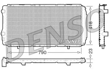 Radiator apă răcire motor