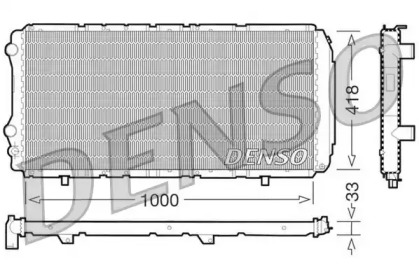 Radiator apă răcire motor