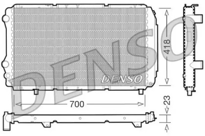 Radiator apă răcire motor