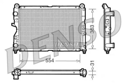 Radiator apă răcire motor