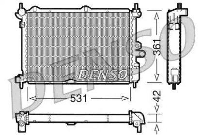 Radiator apă răcire motor