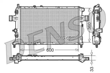 Radiator apă răcire motor