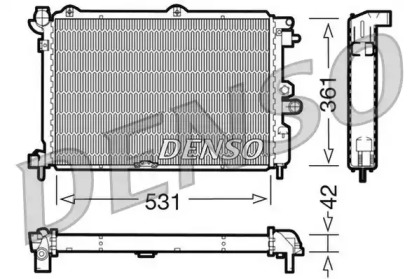 Radiator apă răcire motor