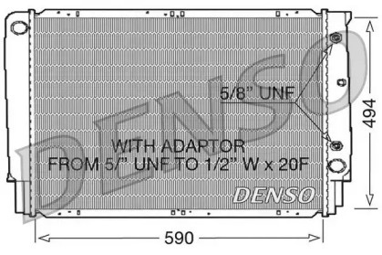 Radiator apă răcire motor