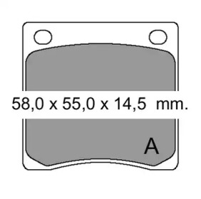 Set plăcuțe frână, frână pe disc