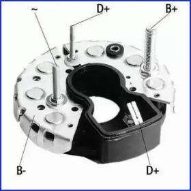 Punte diode, alternator