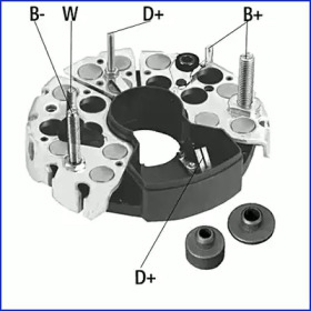 Punte diode, alternator