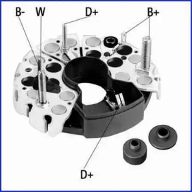 Punte diode, alternator