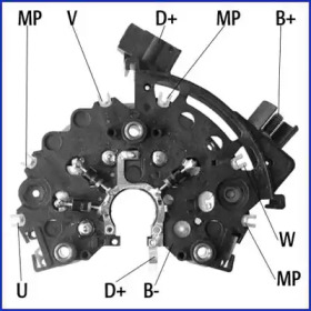 Punte diode, alternator