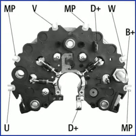 Punte diode, alternator