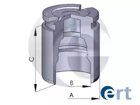 Piston, etrier de frână