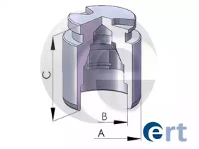 Piston, etrier de frână