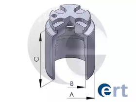 Piston, etrier de frână