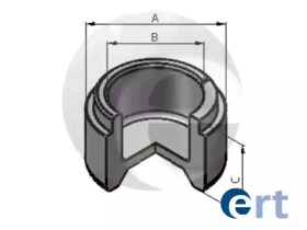 Piston, etrier de frână