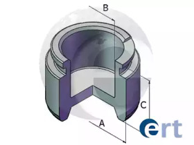 Piston, etrier de frână