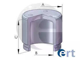 Piston, etrier de frână