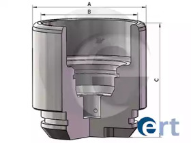 Piston, etrier de frână