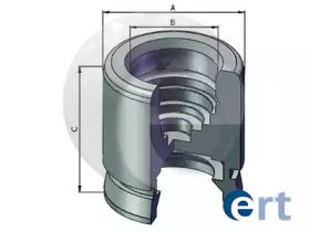 Piston, etrier de frână