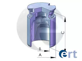 Piston, etrier de frână