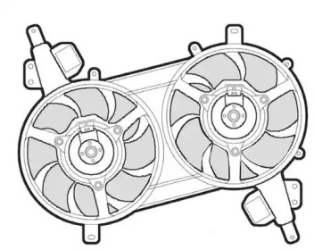 Ventilator răcire motor