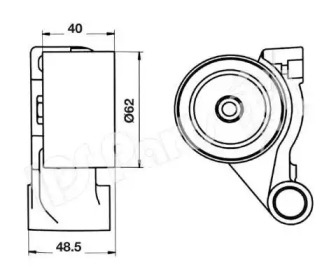 Intinzator curea distributie