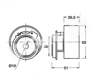 Intinzator curea distributie