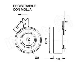 Intinzator curea distributie