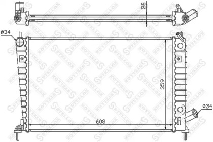 Radiator apă răcire motor