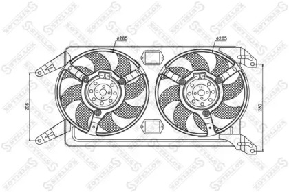 Ventilator răcire motor