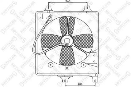 Ventilator răcire motor